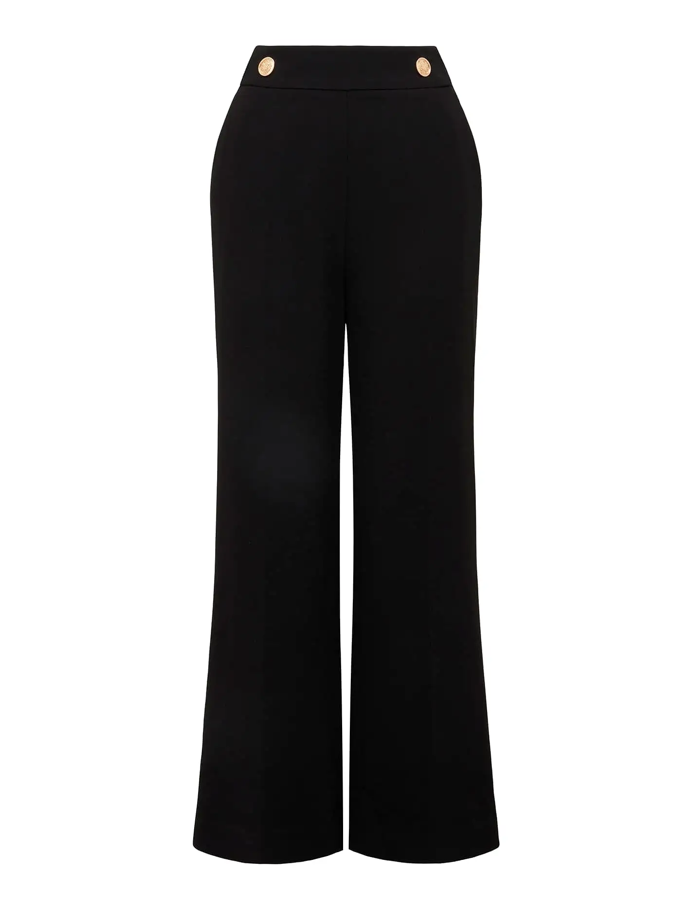 Naomi Petite Button Wide Leg Pants