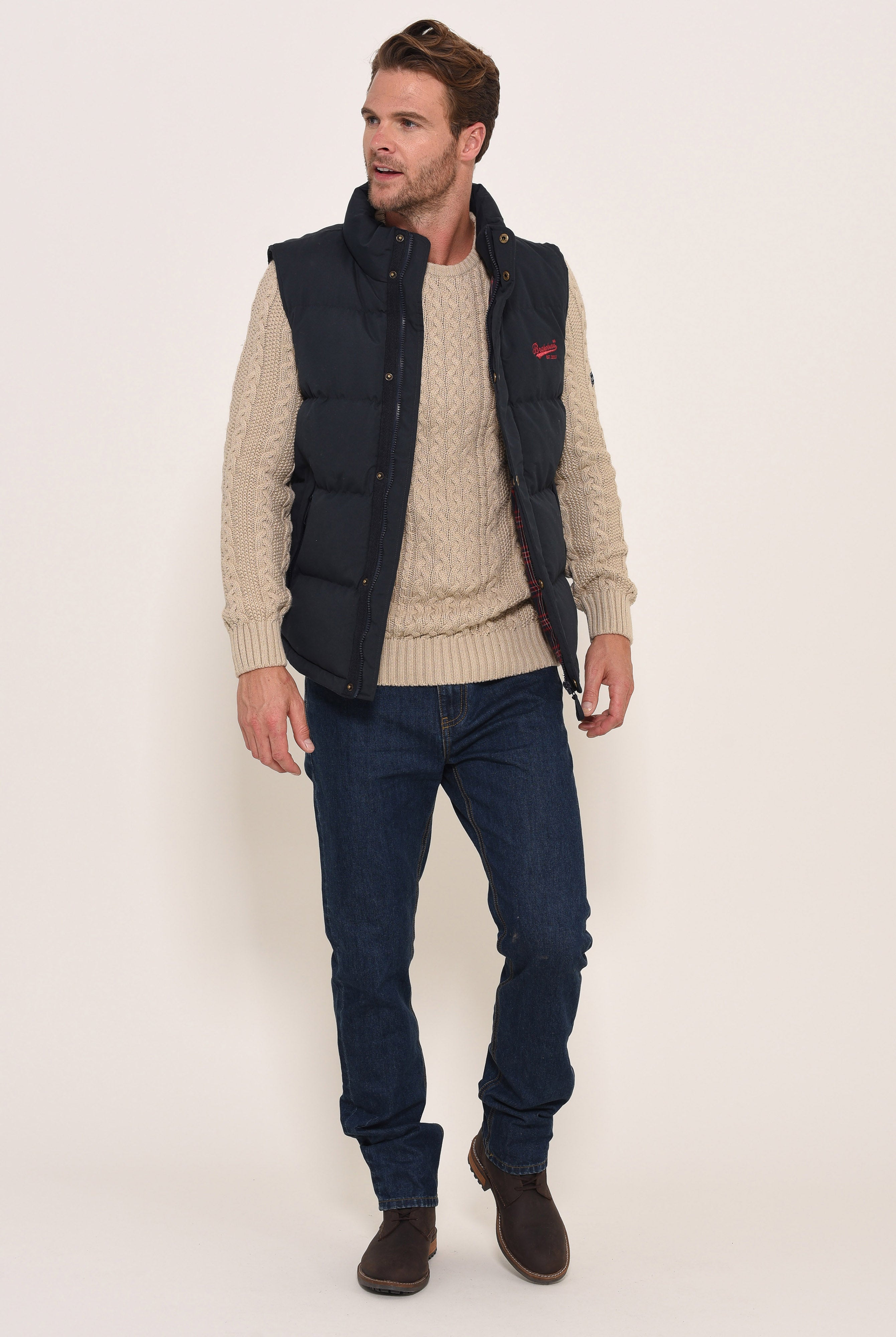 Navy Gilet