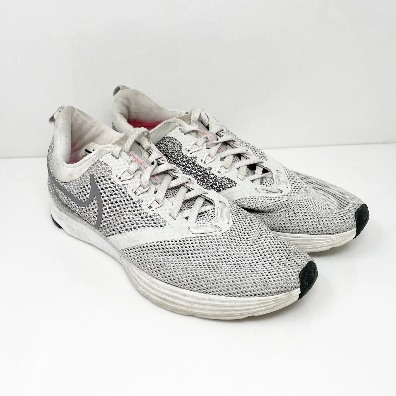 Nike Womens Zoom Strike AJ0188-006 Gray Running Shoes Sneakers Size 8