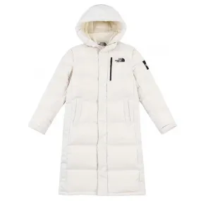 North Face Women's 1996 Retro Nuptse Cream Parka Jacket