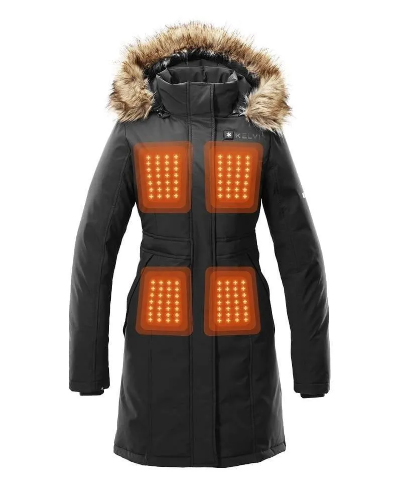 Nova Women’s Heated Parka Black