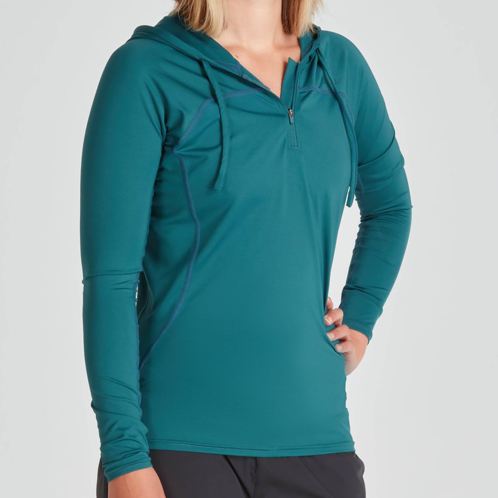 NRS Women's Ava Rashguard Hoodie - Closeout