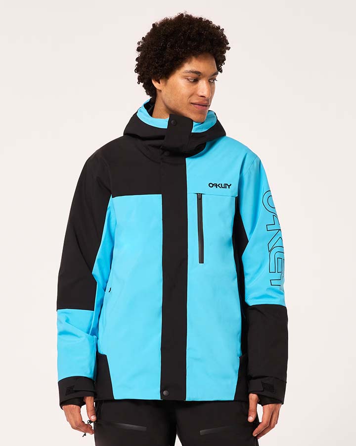 Oakley Tnp Tbt Insulated Jacket - Black/Bright Blue