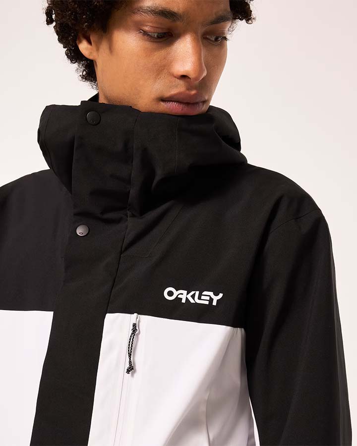 Oakley Tnp Tbt Shell Jacket - White/Black