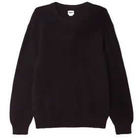 OBEY BOLD LABEL ORGANIC SWEATER // BLACK