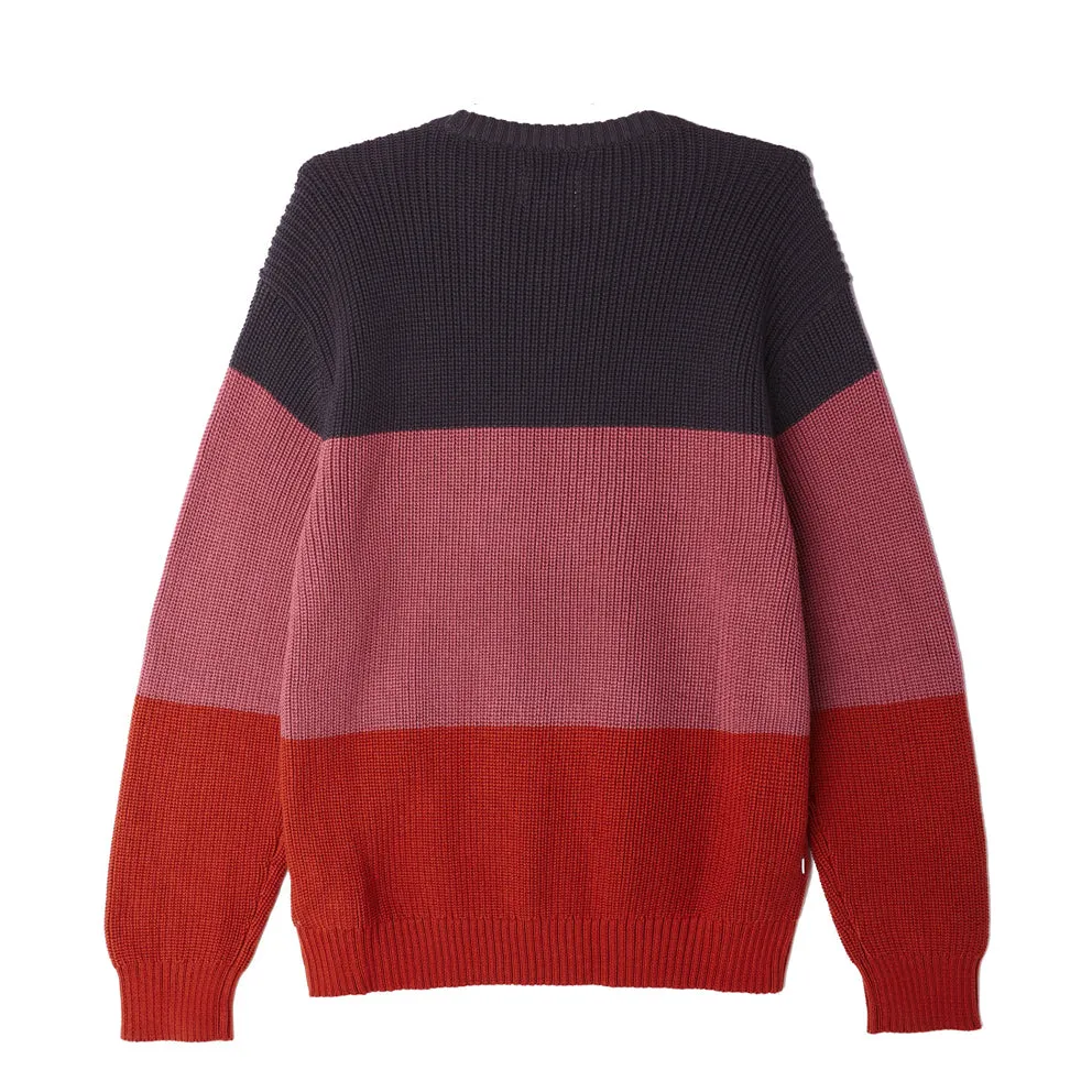 OBEY JONI SWEATER // NAVY MULTI