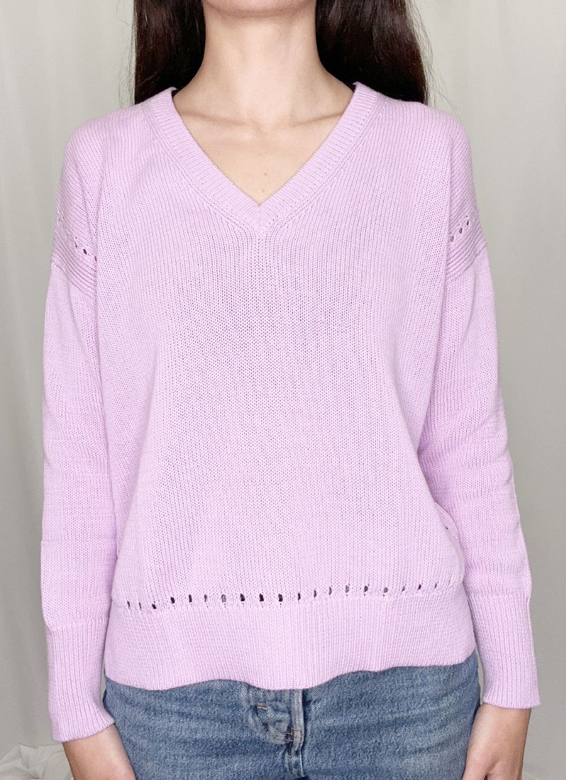 Opal Eyelet Sweater