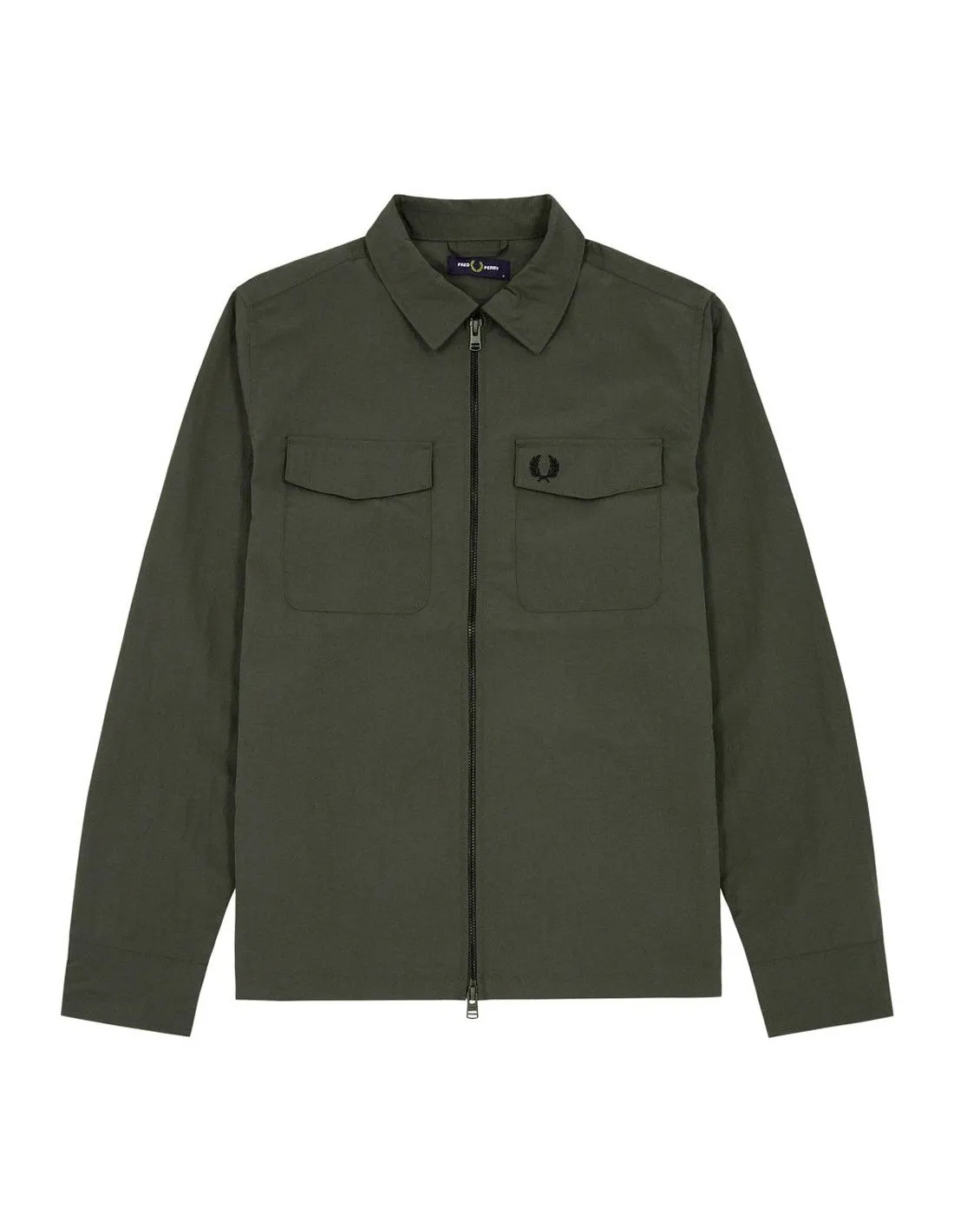 Overshirt Fred Perry uomo M5684 verde