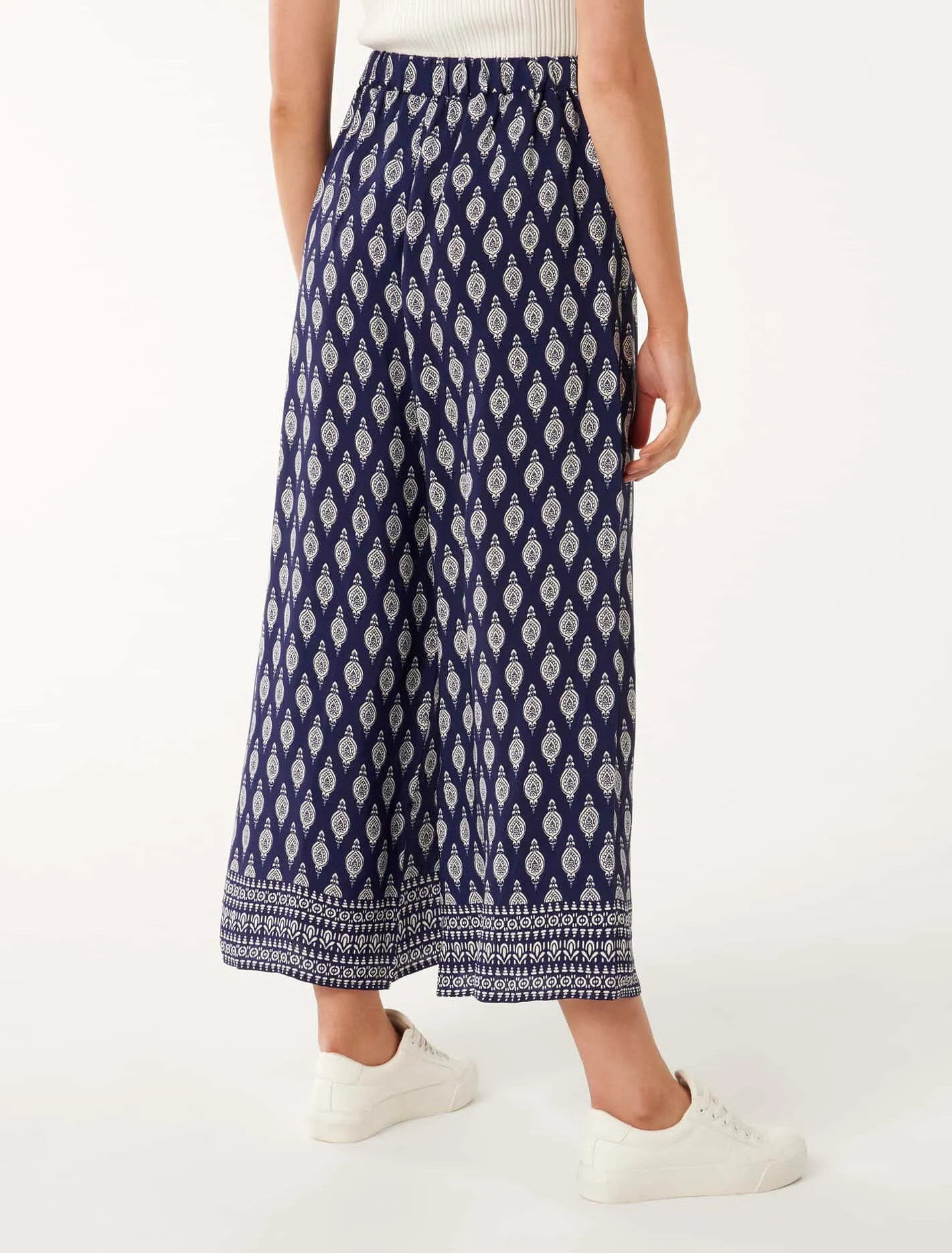 Paige Printed Wide Leg Pants