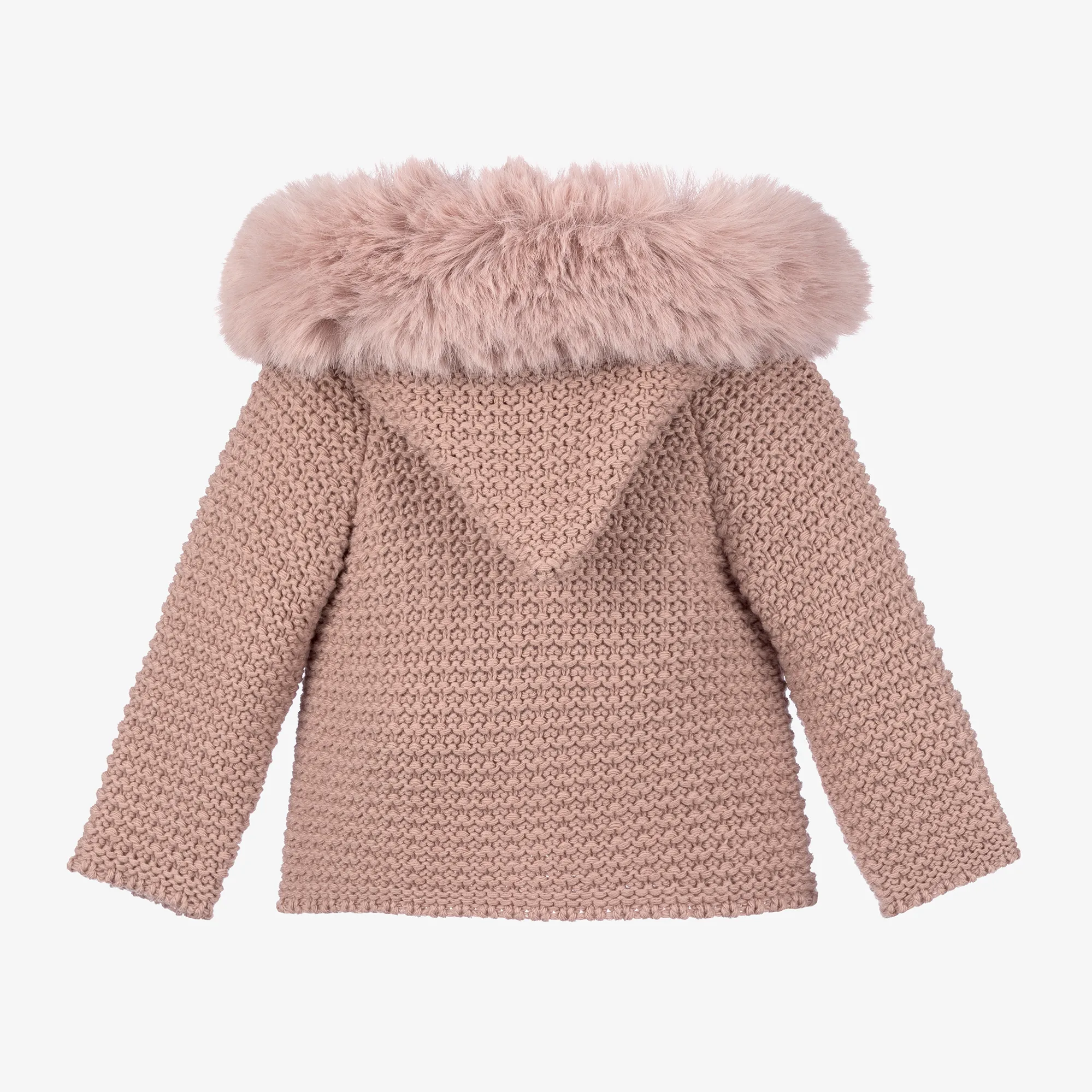 Pink Knitted Wool Jacket