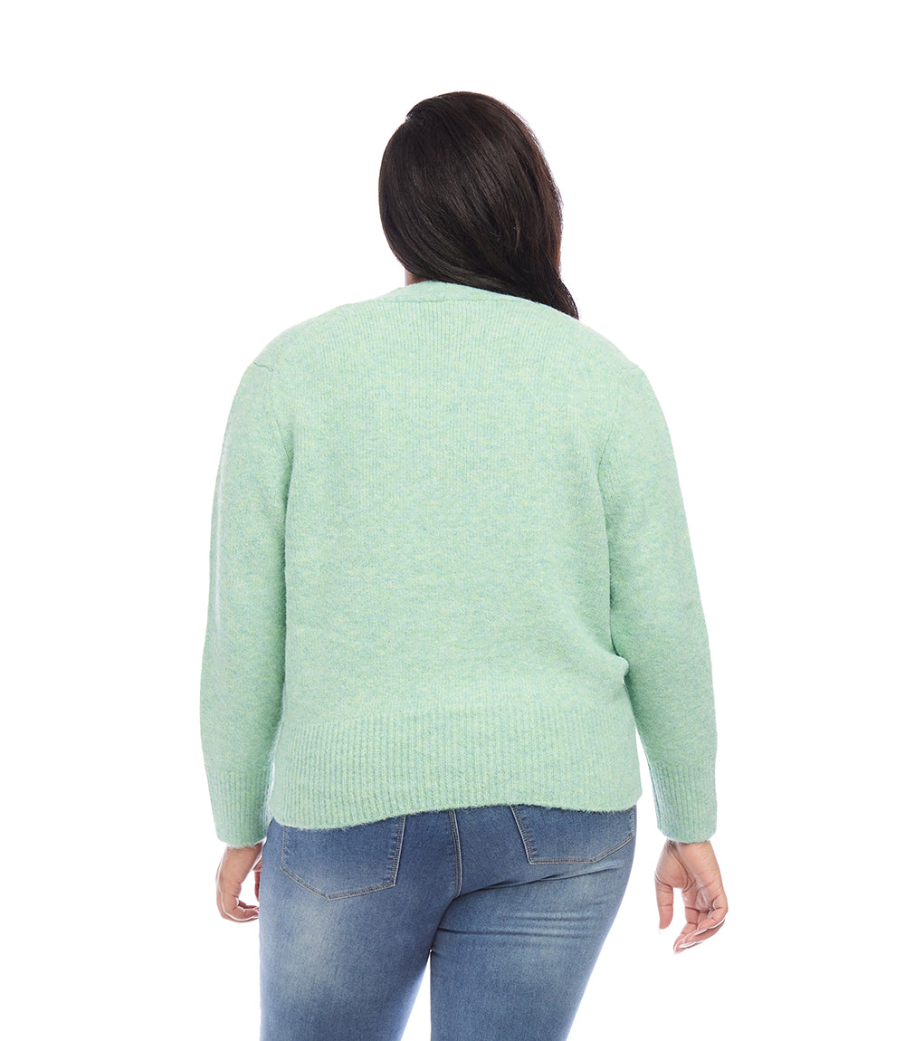 Plus Size Wrap Sweater