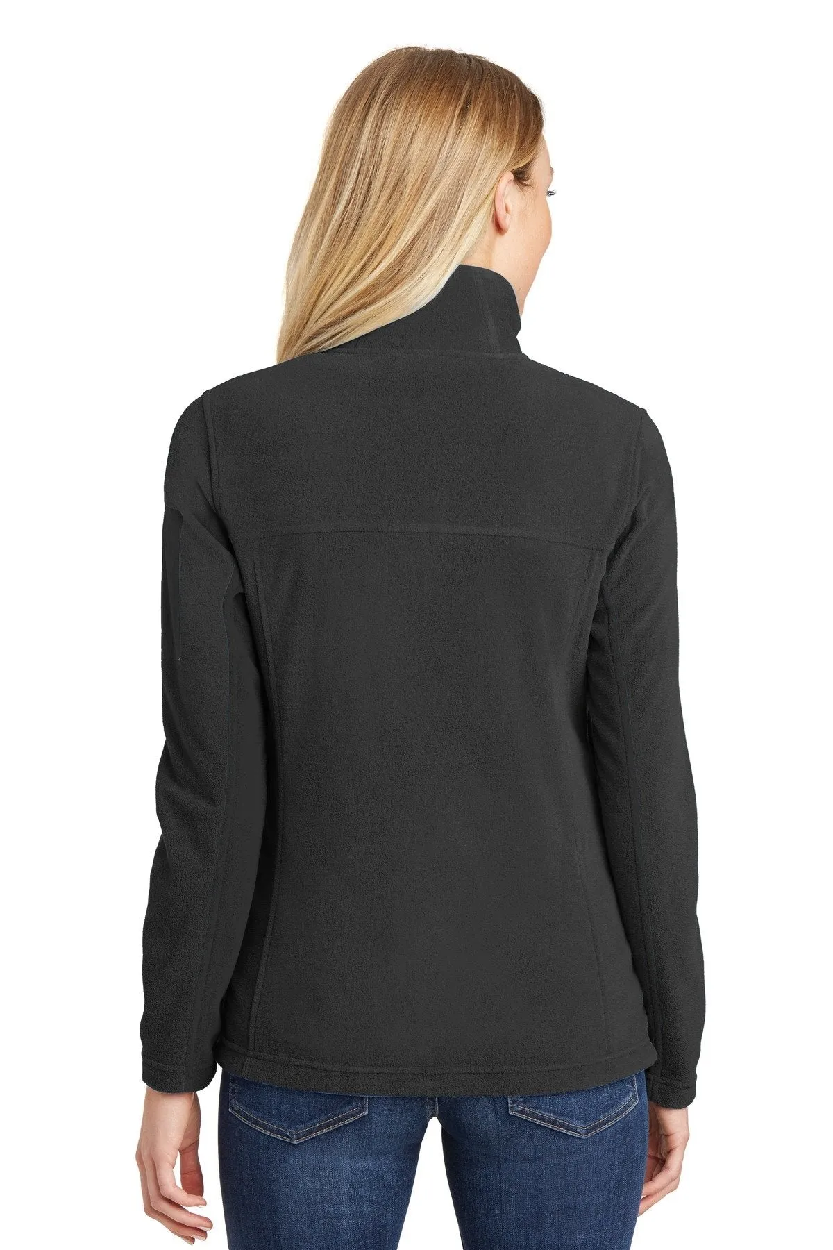 Port Authority Ladies Summit Fleece Full-Zip Jacket L233 Black/ Black