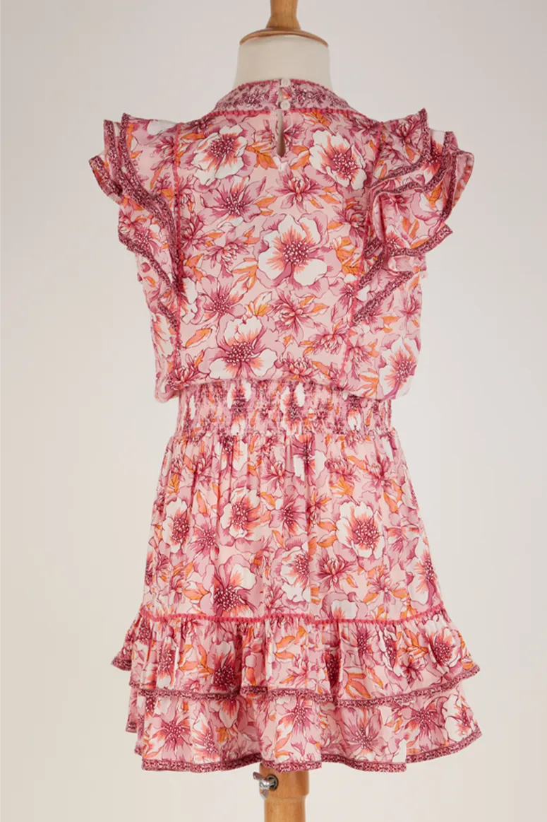 Poupette St. Barth - Kids Camilla Mini Dress - Pink Dalia