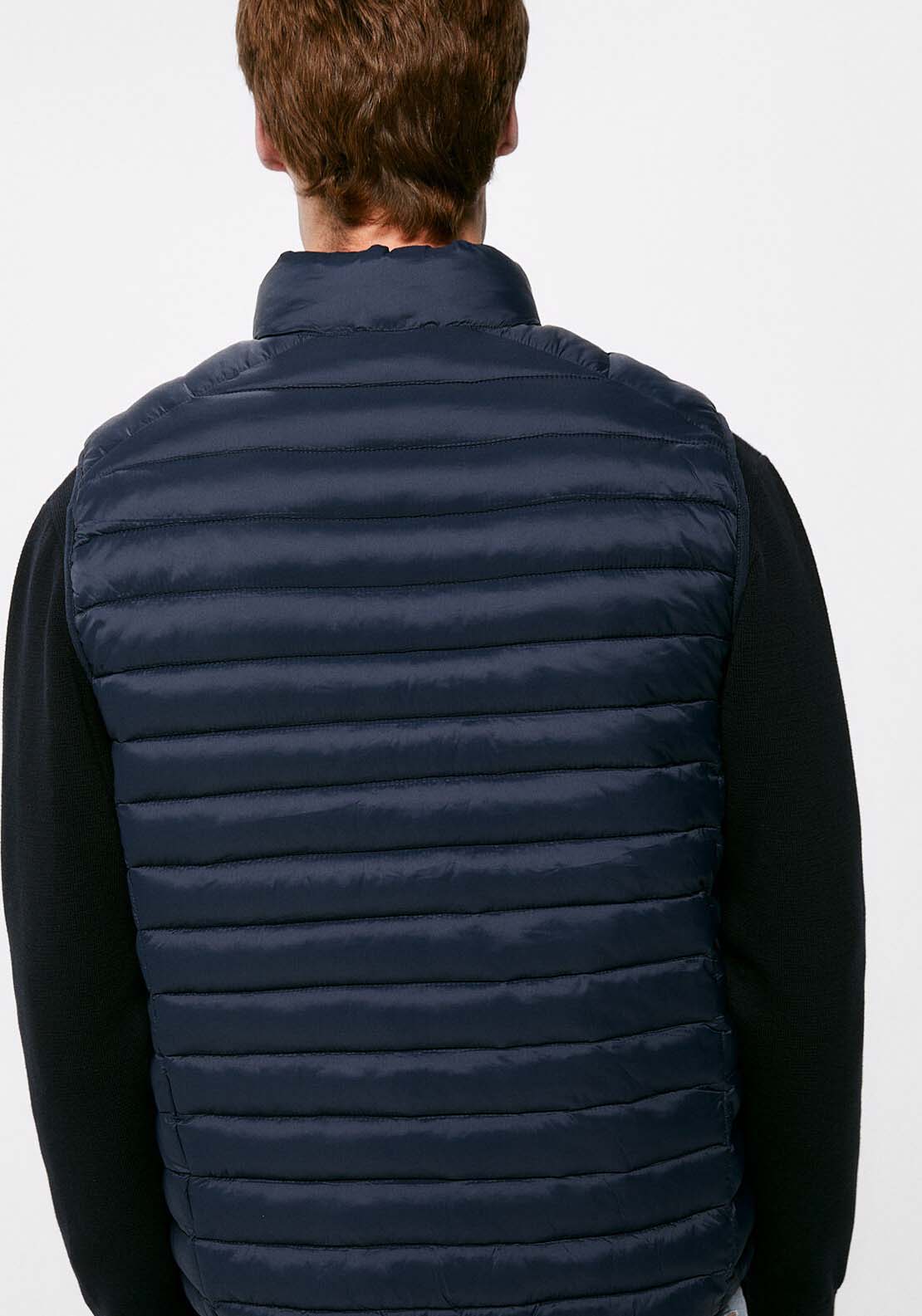 Quilted gilet - Blue