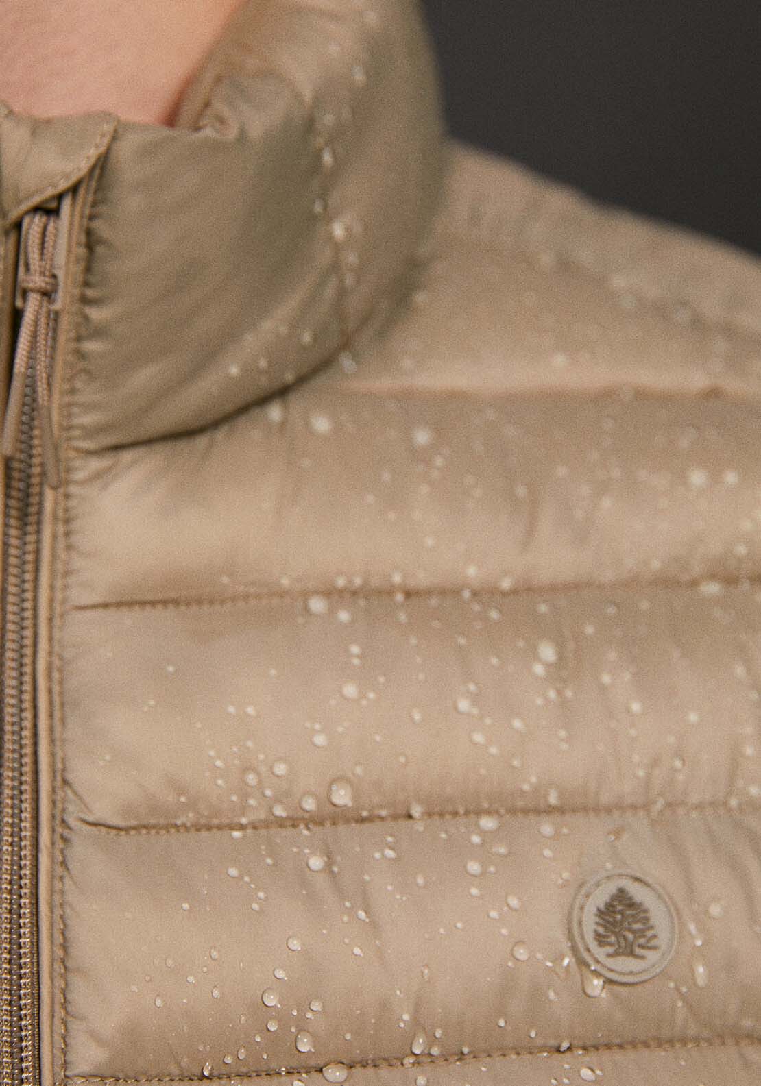 Quilted gilet - Sand