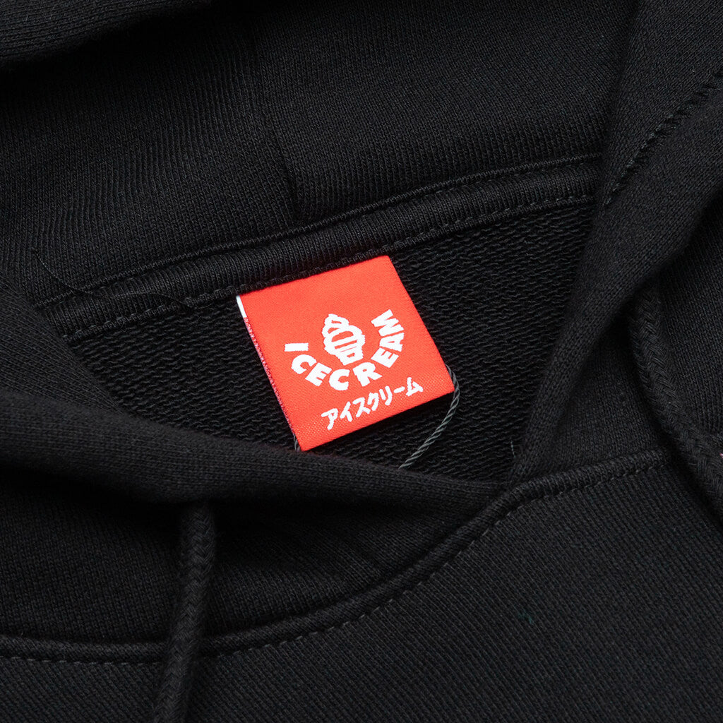 Raised Hoodie - Black