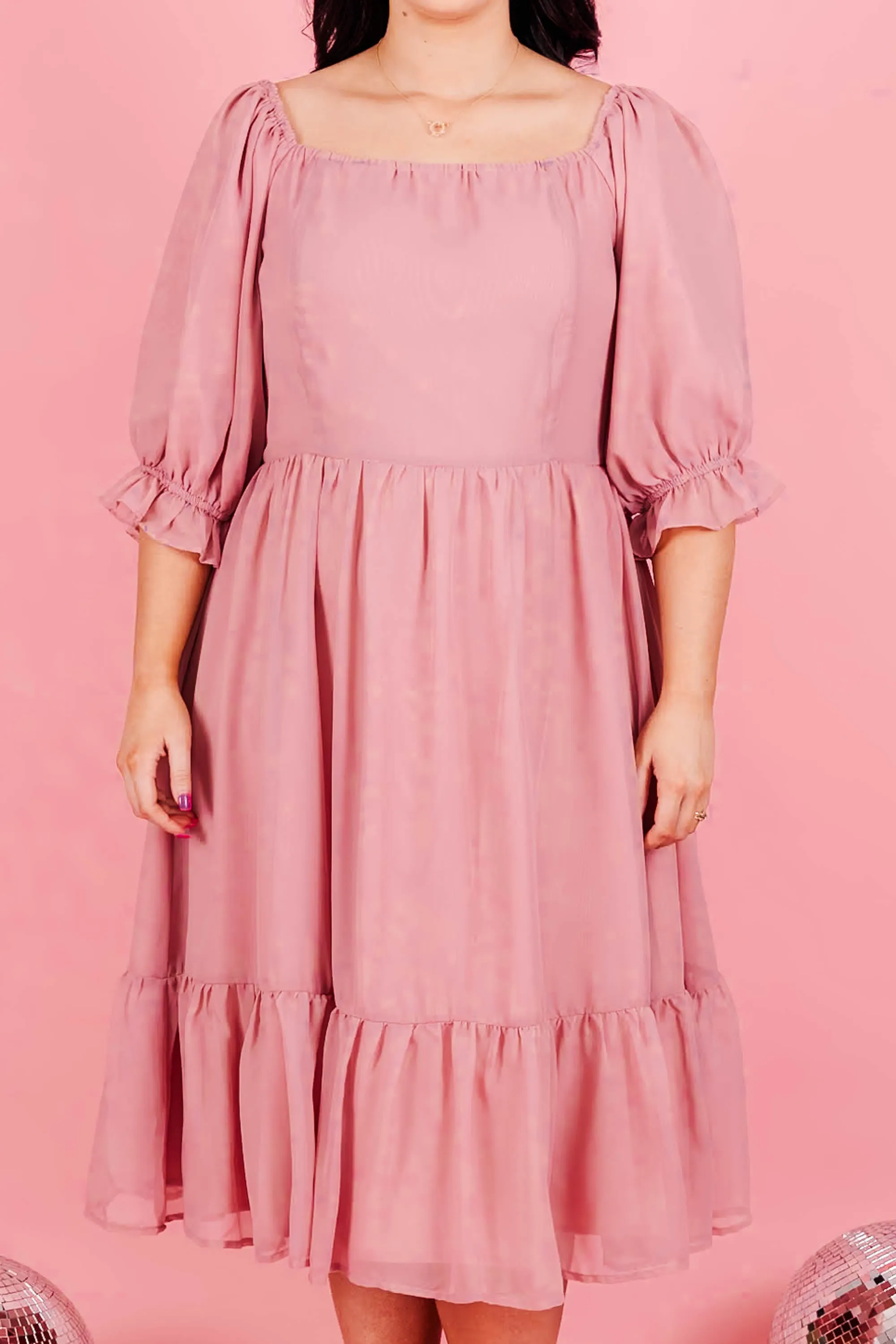 Redeeming Quality Dress, Pink