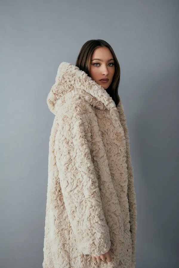 Reversible Faux Fur Coat