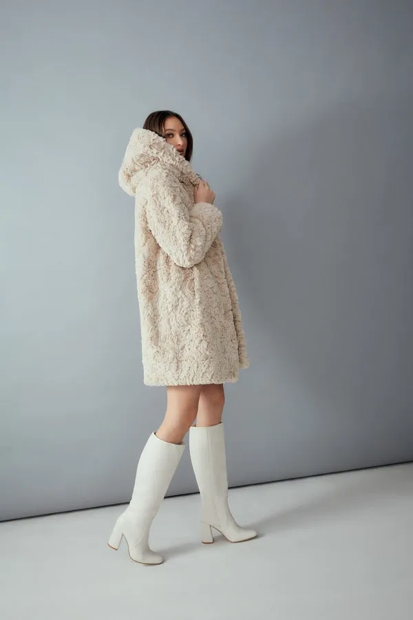 Reversible Faux Fur Coat