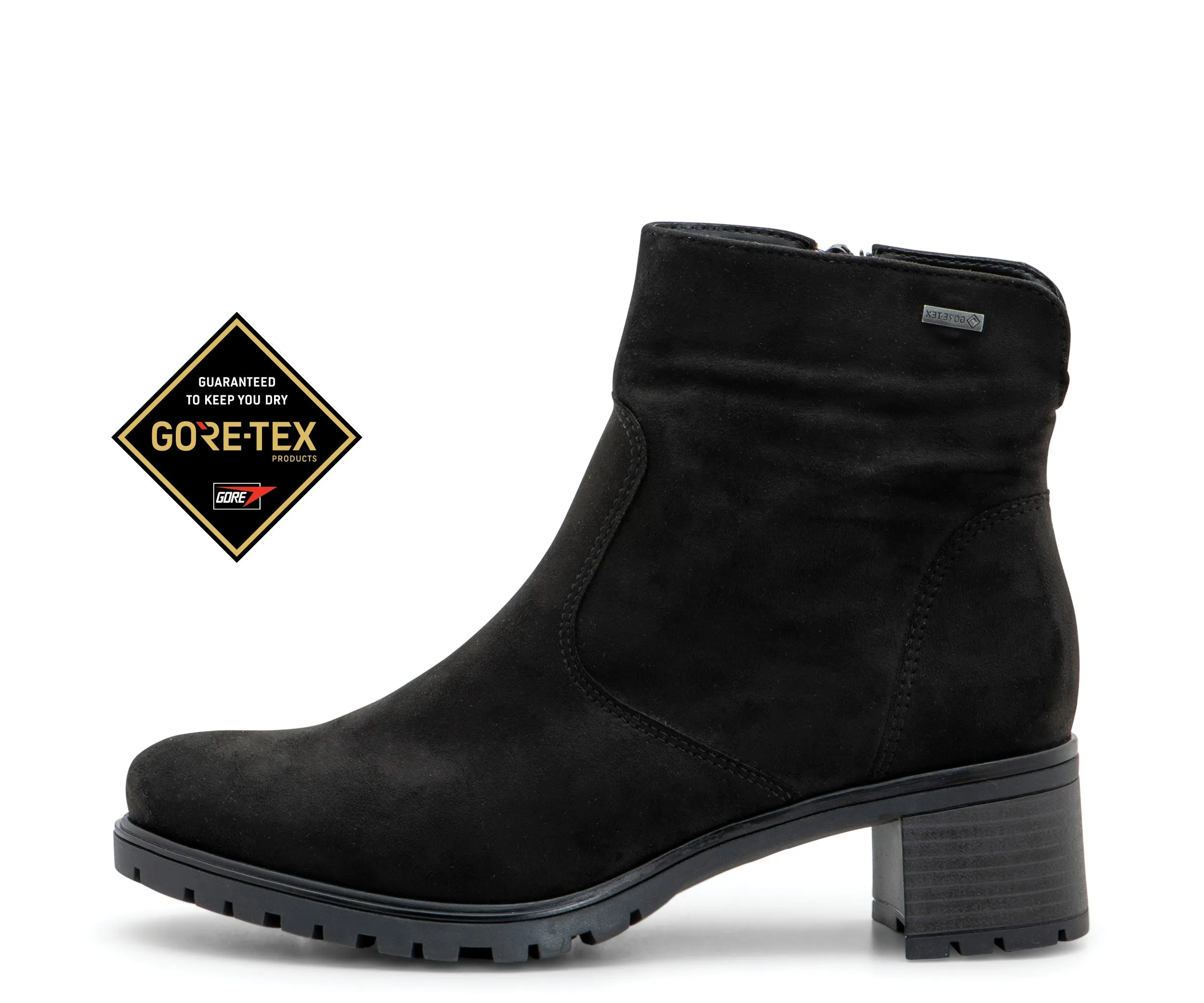 Roselle Women's GORE-TEX Zip Ankle Boot 35mm - Black 01