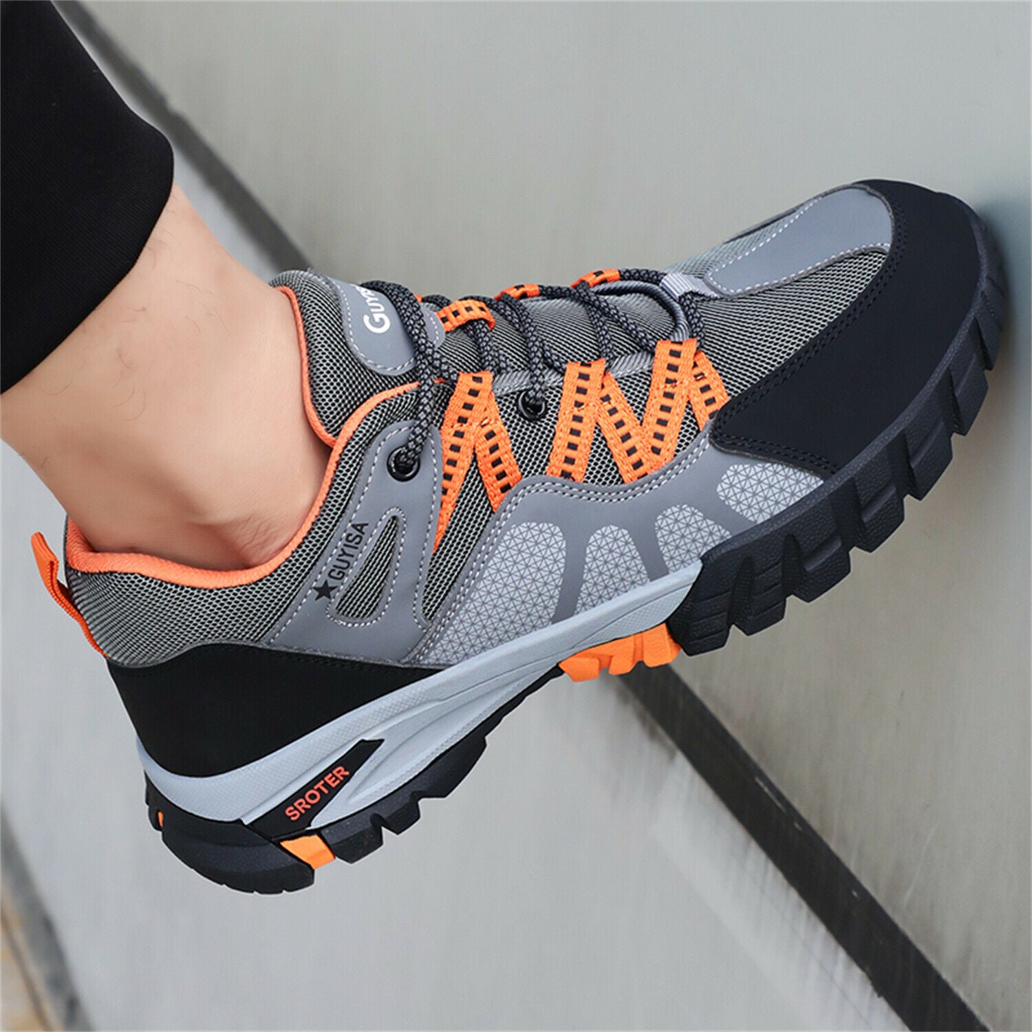 Safety Steel Toe Work Shoe for Men Lightweight Sneaker Slip Indestructible Shoes