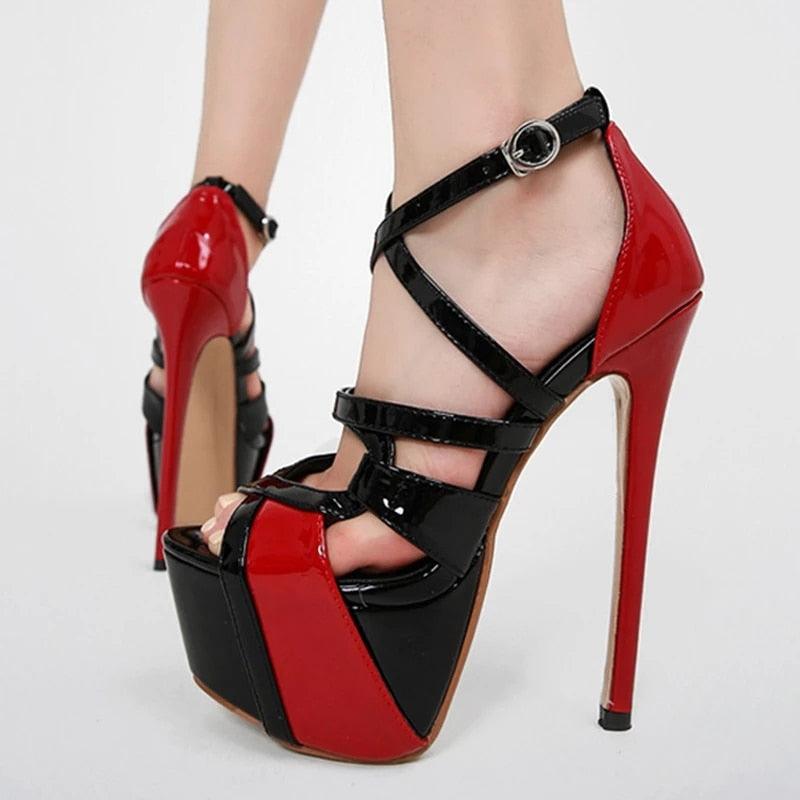 Sexy Peep Toe 16.5CM Extreme High Heels