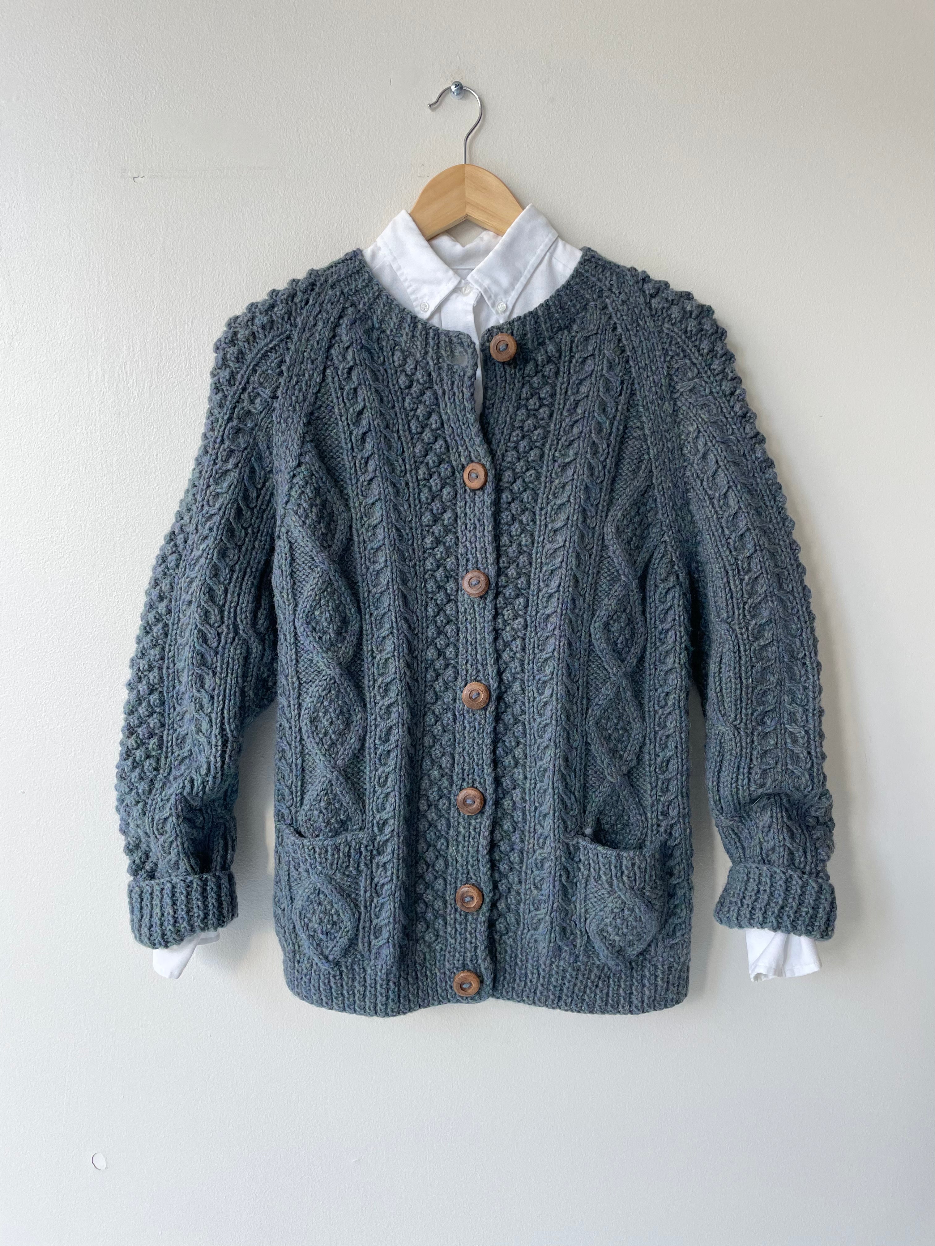 Shab-Ilag Irish Wool Cardigan