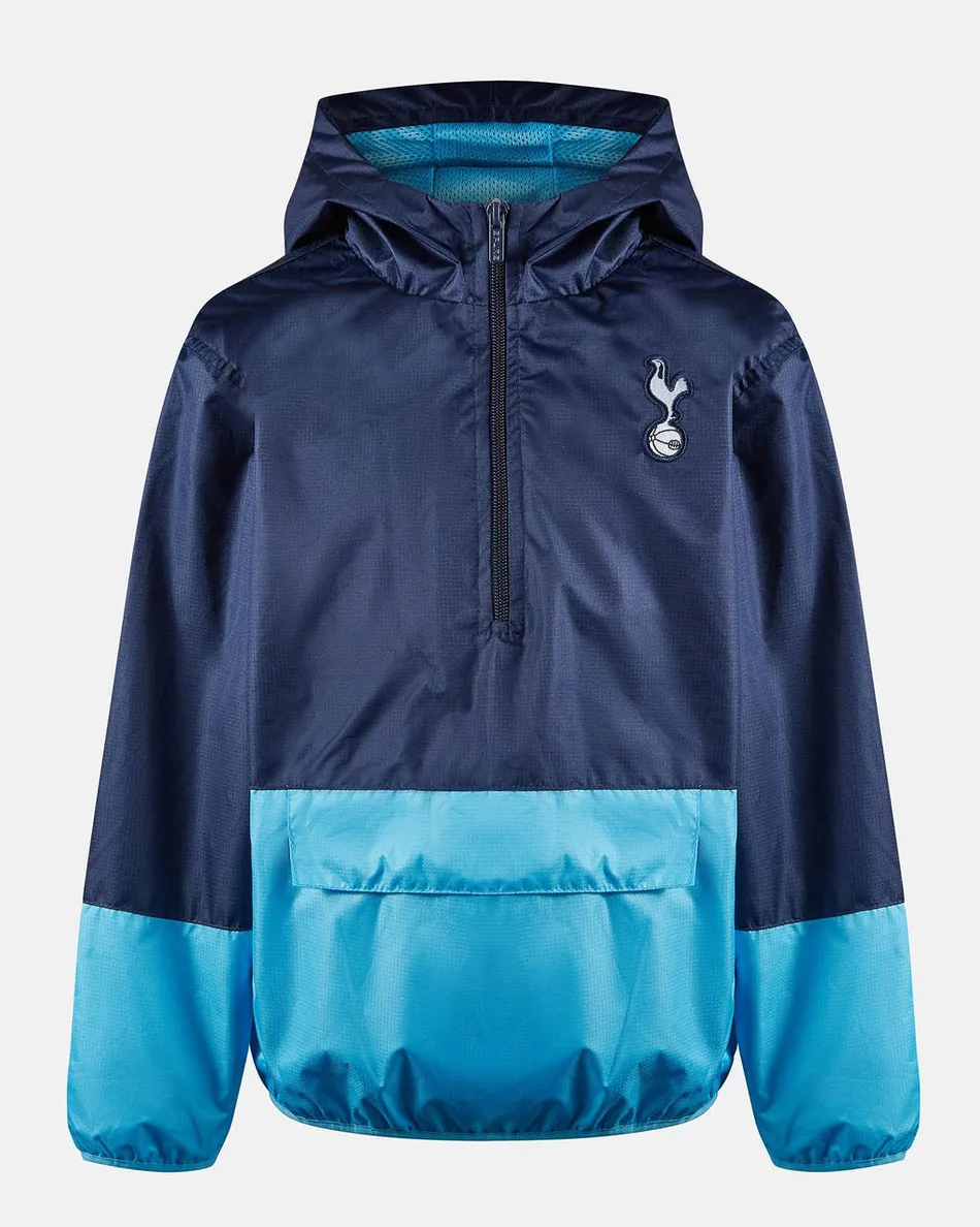 Spurs Kids Showerproof Quarter Zip Jacket