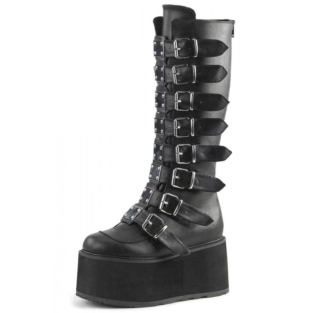 Step Up Your Alternative Fashion Game with Our Brand Designed Gothic Style Thick Platform Boots for Women