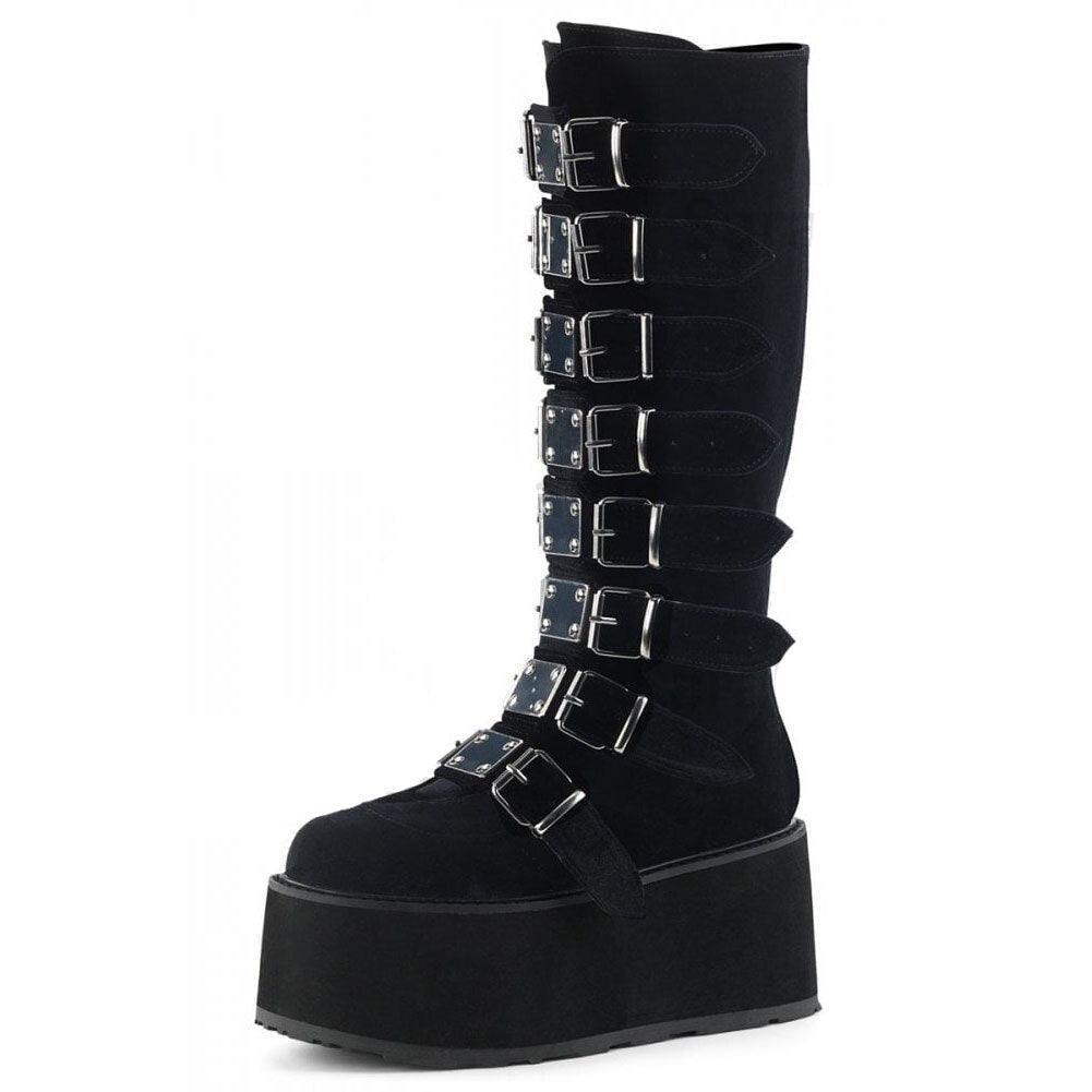 Step Up Your Alternative Fashion Game with Our Brand Designed Gothic Style Thick Platform Boots for Women