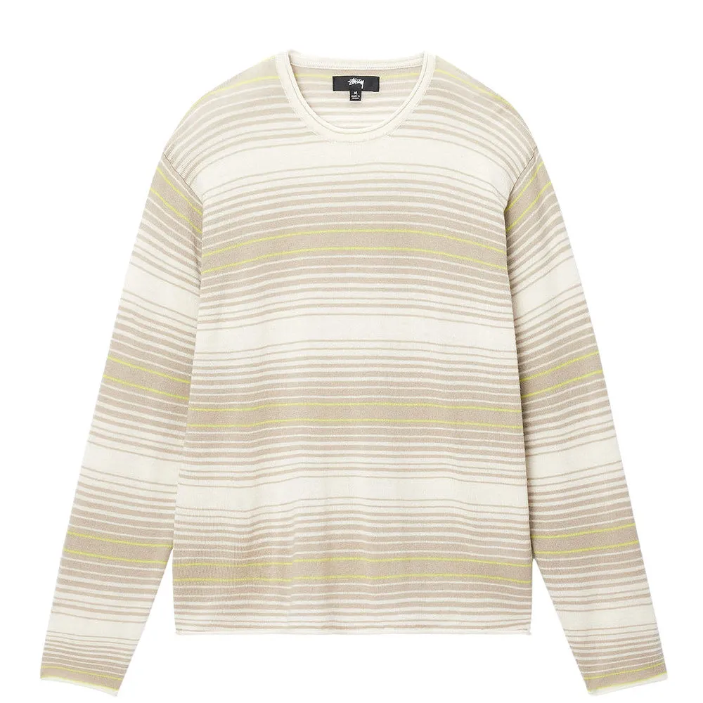 STSSY HORIZONTAL STRIPE SWEATER // NATURAL