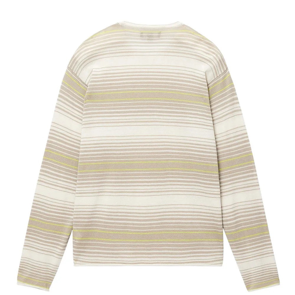 STSSY HORIZONTAL STRIPE SWEATER // NATURAL