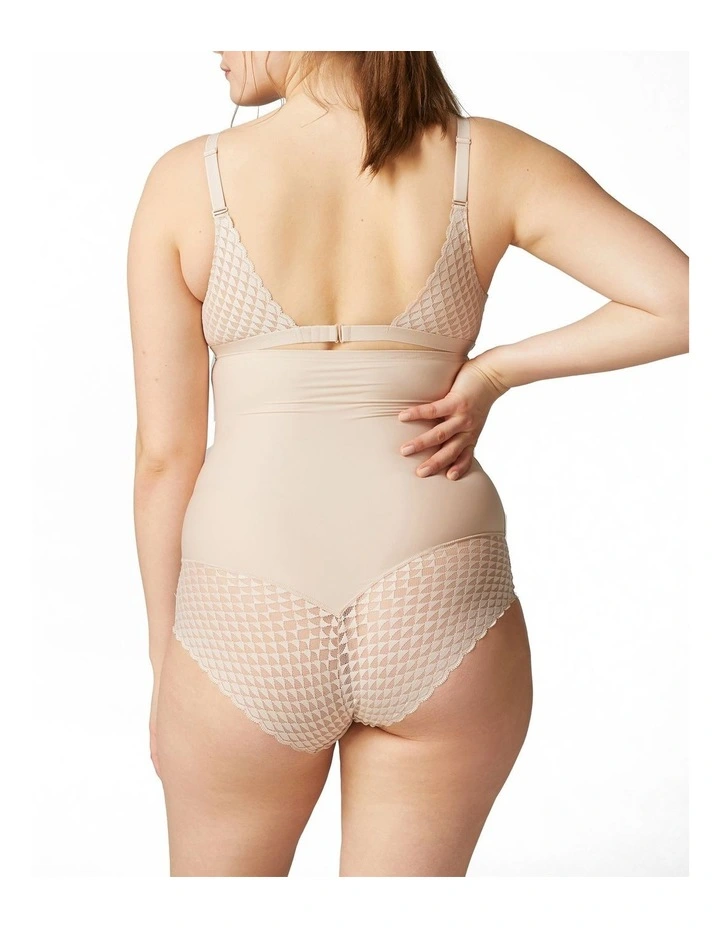 Subtile High Waisted Shapewear Brief in Beige