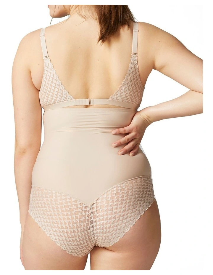 Subtile High Waisted Shapewear Brief in Beige