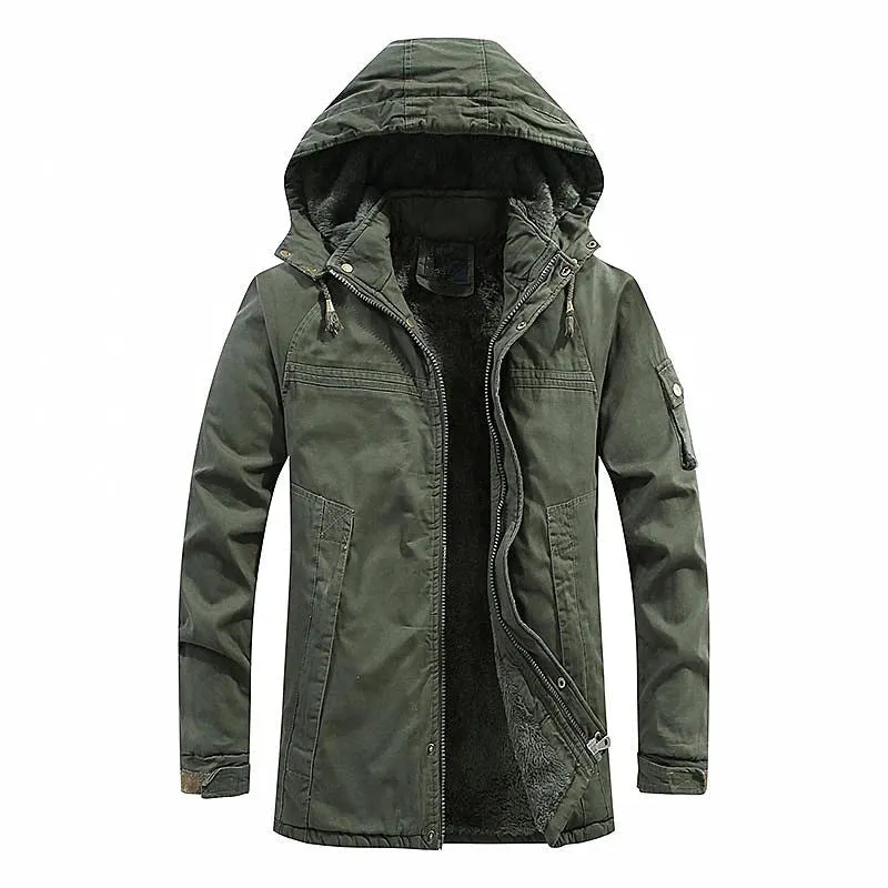 Tactical Parka Zipper Jacket