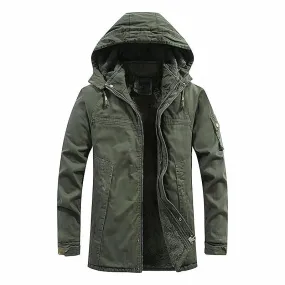 Tactical Parka Zipper Jacket