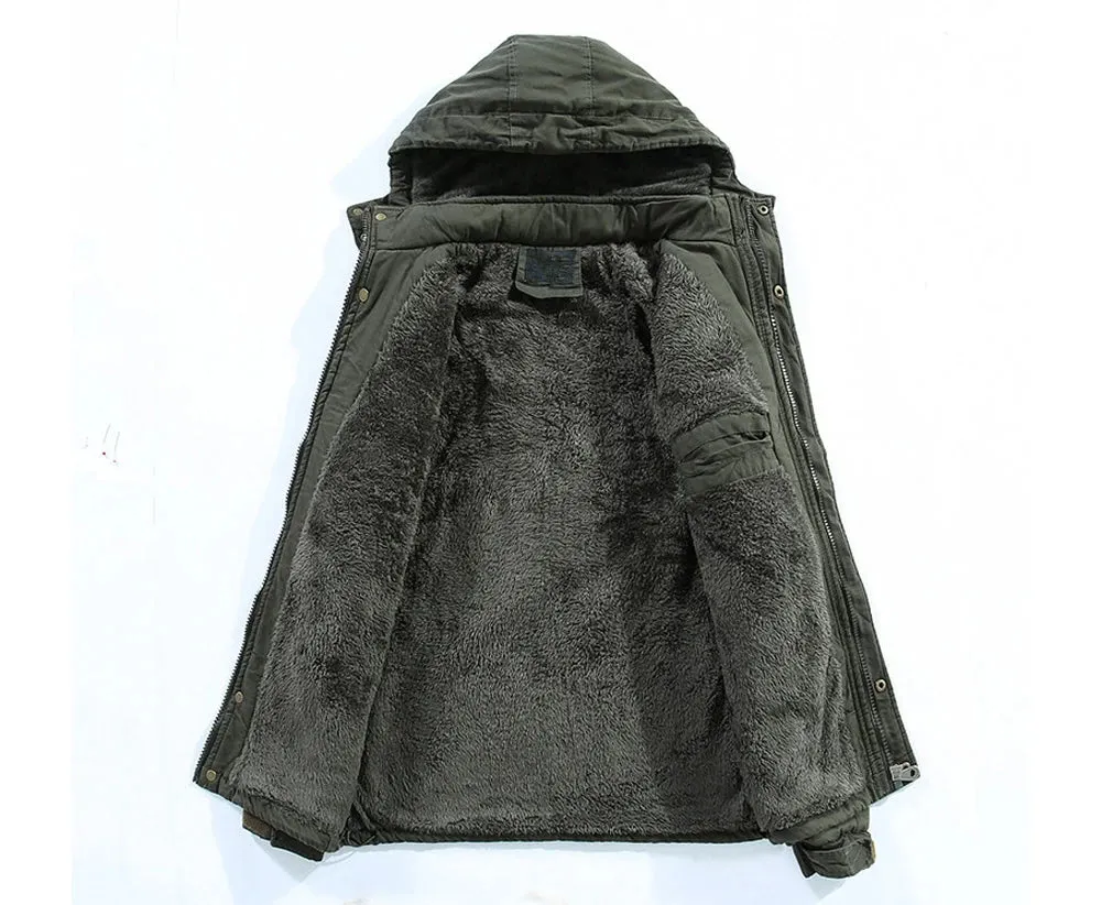 Tactical Parka Zipper Jacket