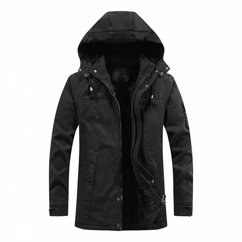 Tactical Parka Zipper Jacket