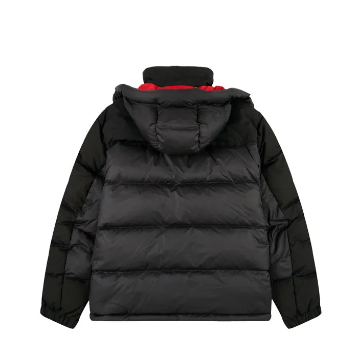 The North Face Black Box Himalayan Parka Black Red