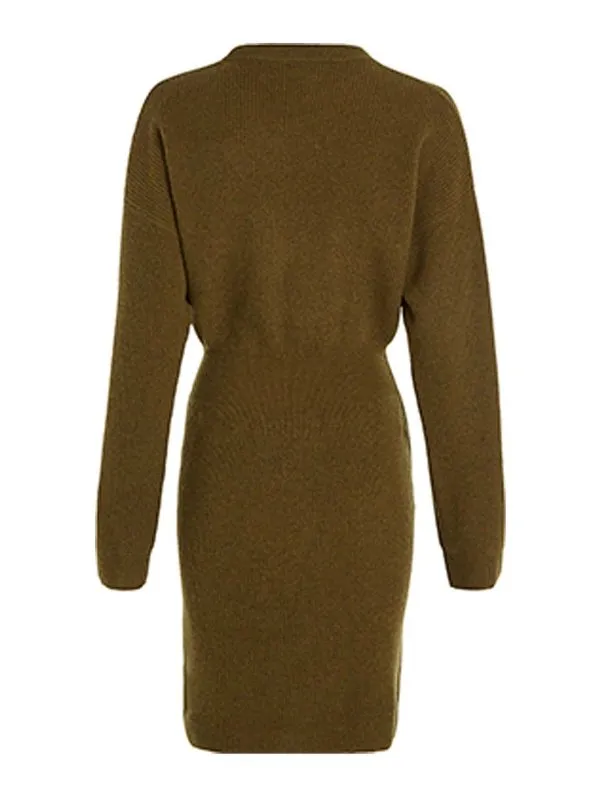 Tommy Hilfiger Brown Sweater Dress