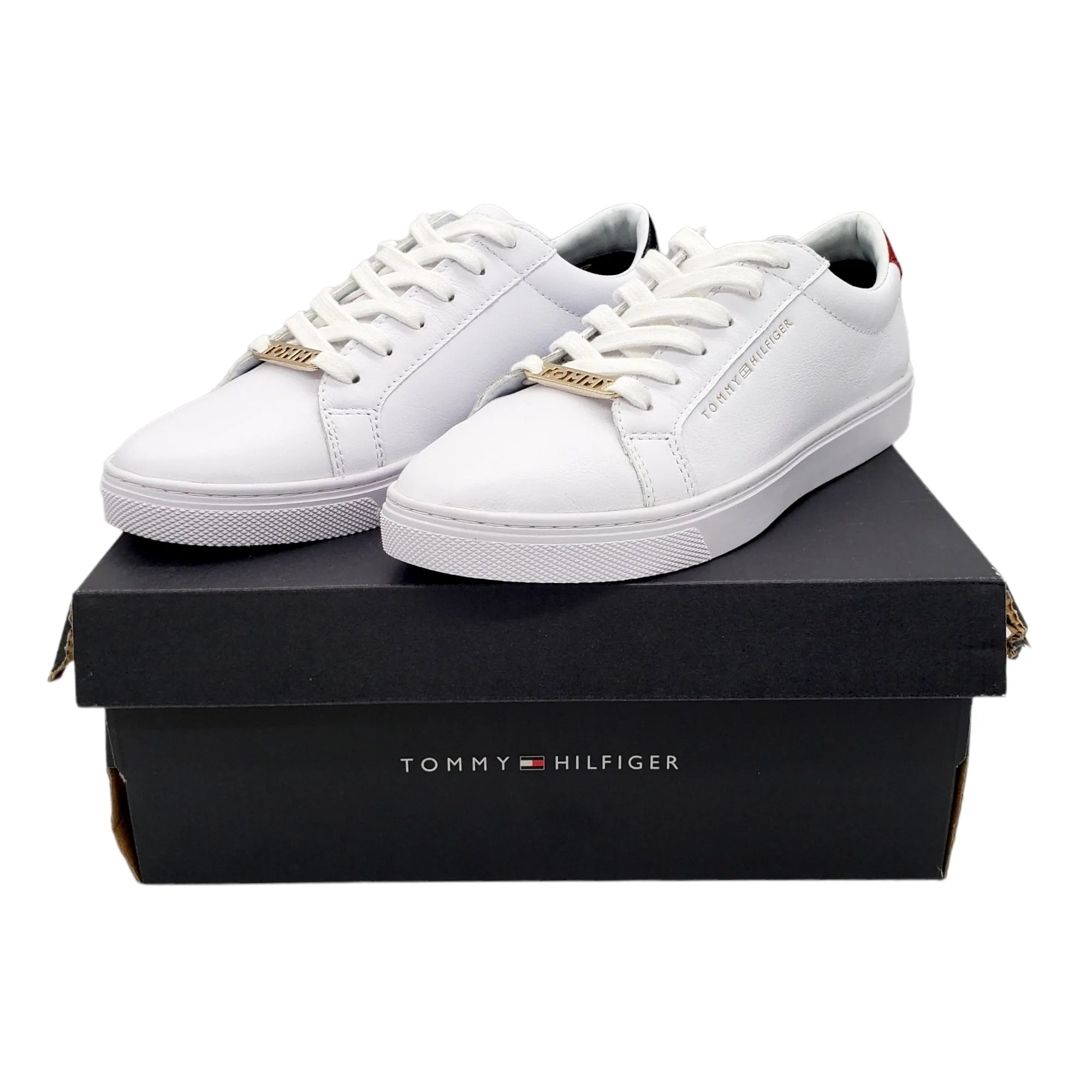 Tommy Hilfiger White Essential Sneakers