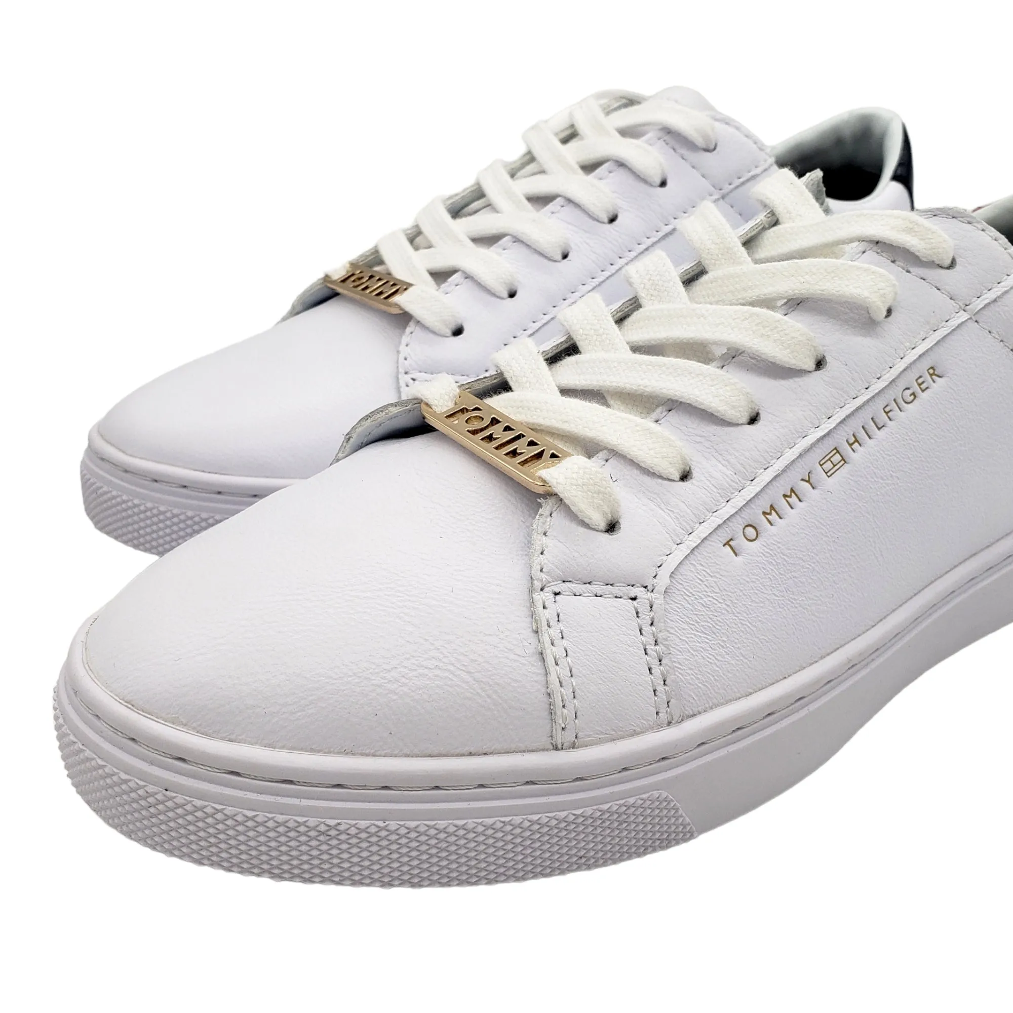 Tommy Hilfiger White Essential Sneakers