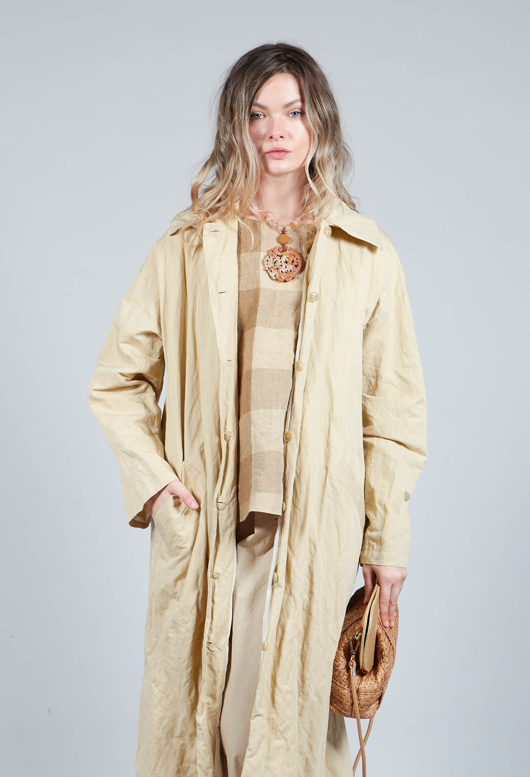 Trench Coat in Honey