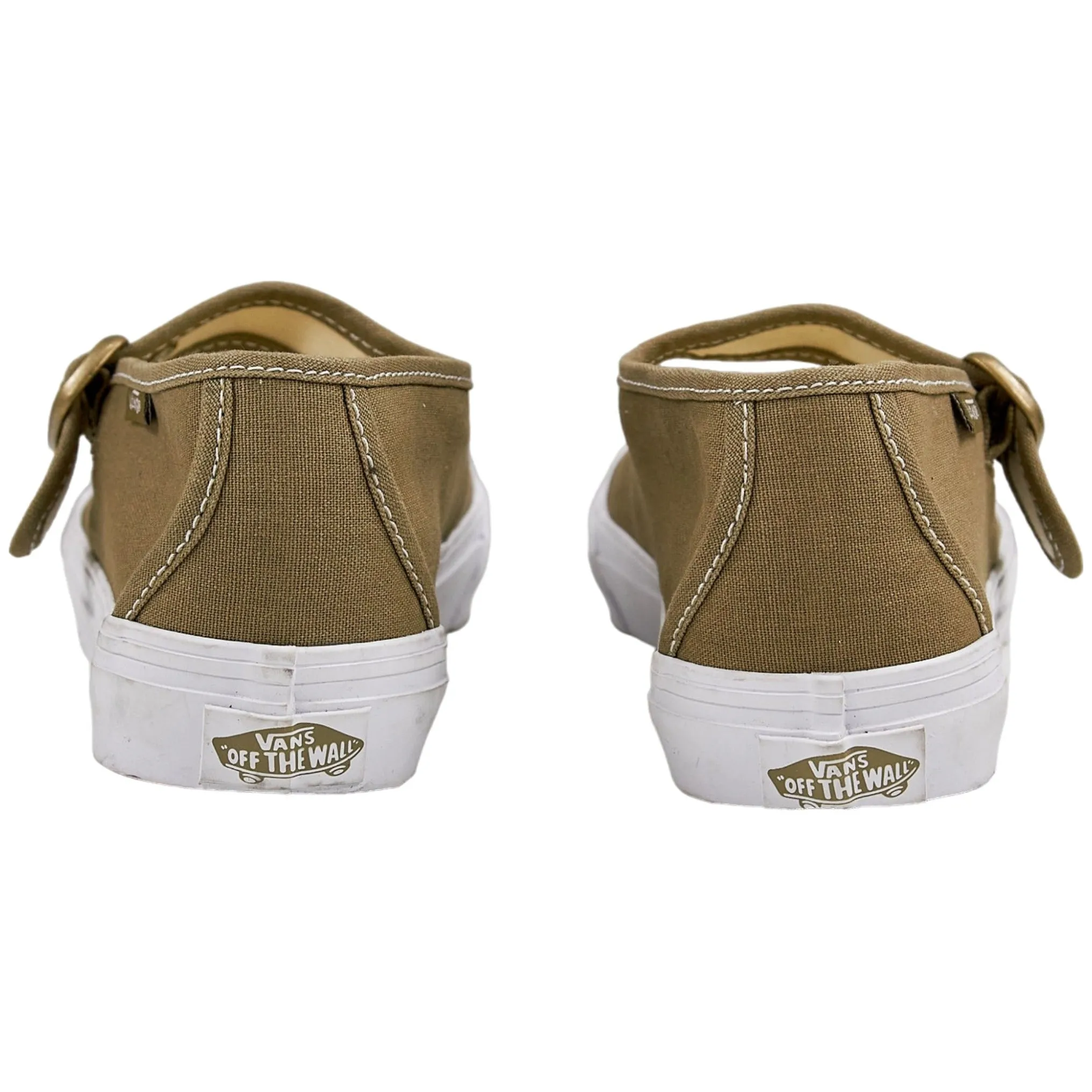 Vans Brown Canvas Mary Jane Sneakers