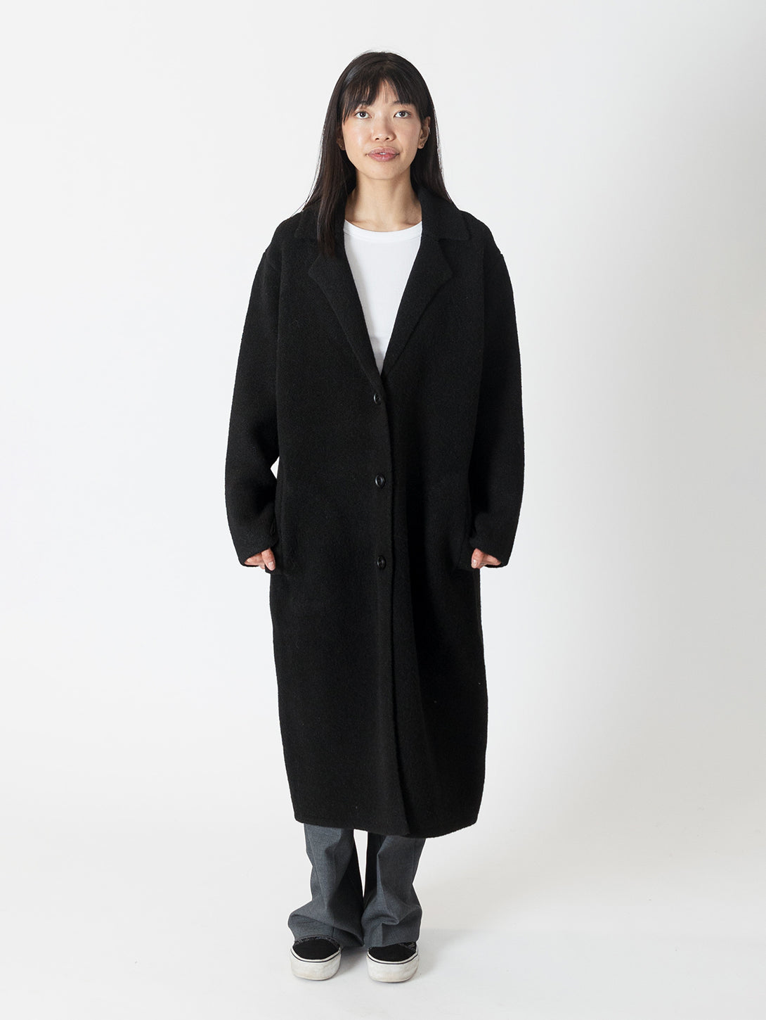 Victoria Oversized Coat - Black