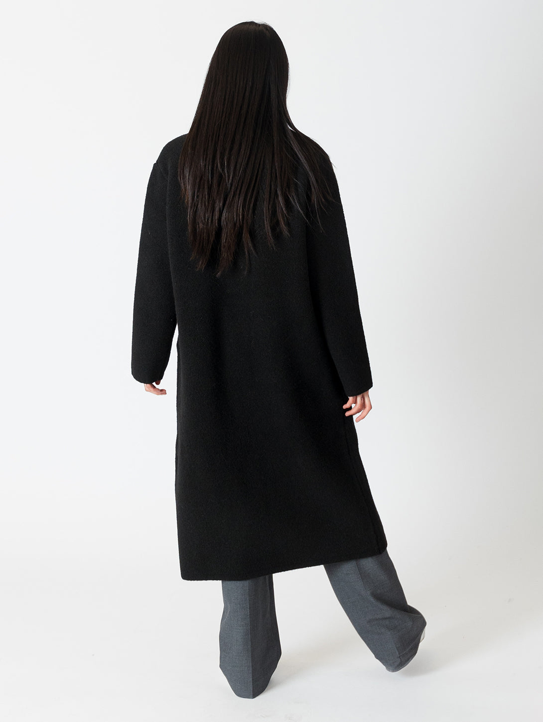 Victoria Oversized Coat - Black