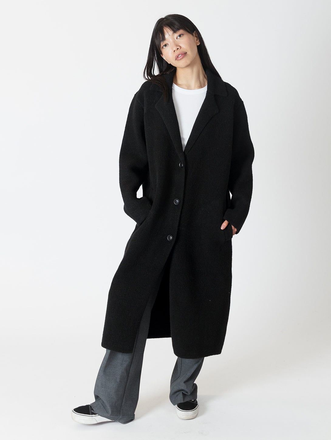 Victoria Oversized Coat - Black