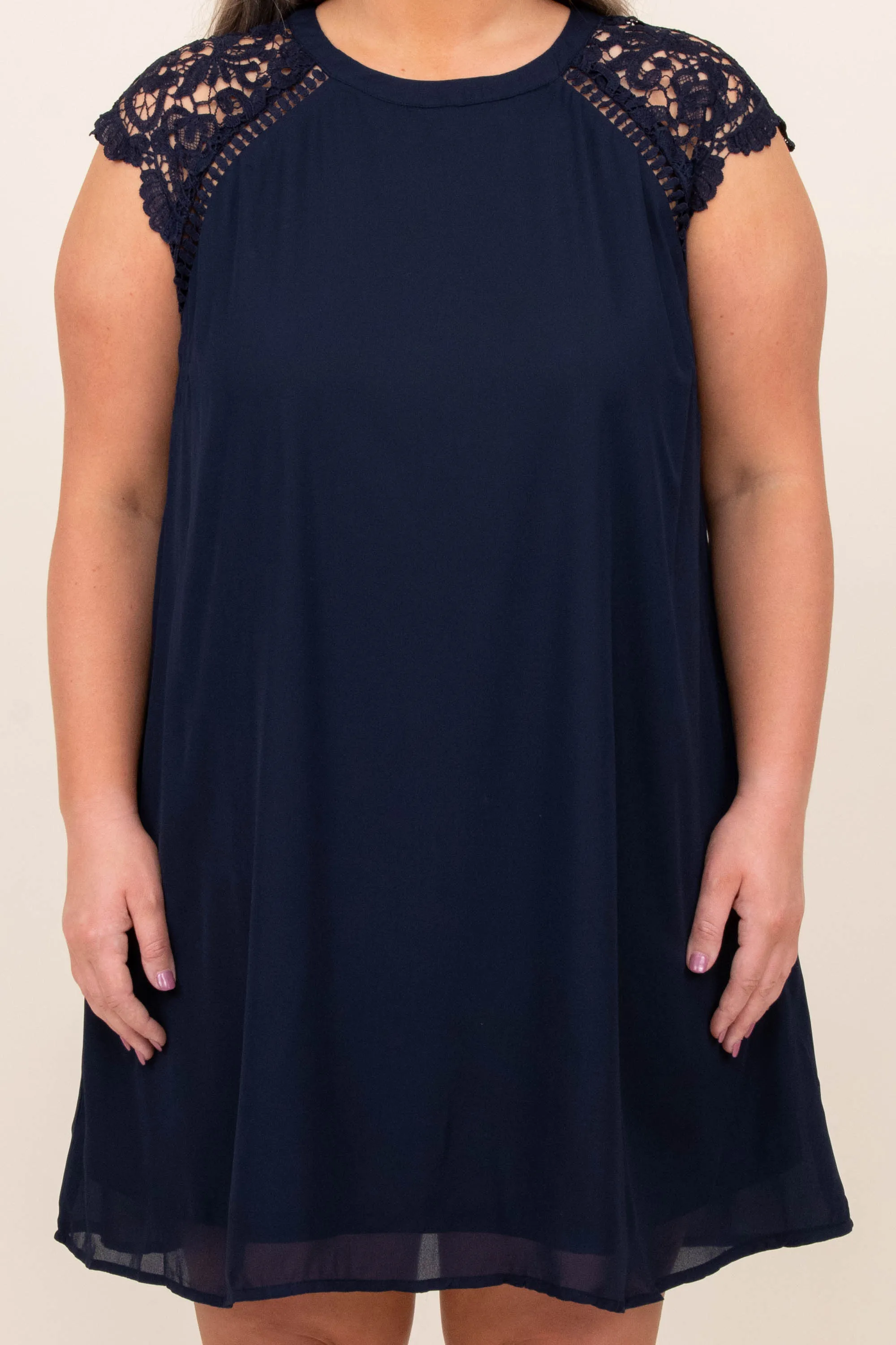 Why Not Fall In Love Dress, Navy