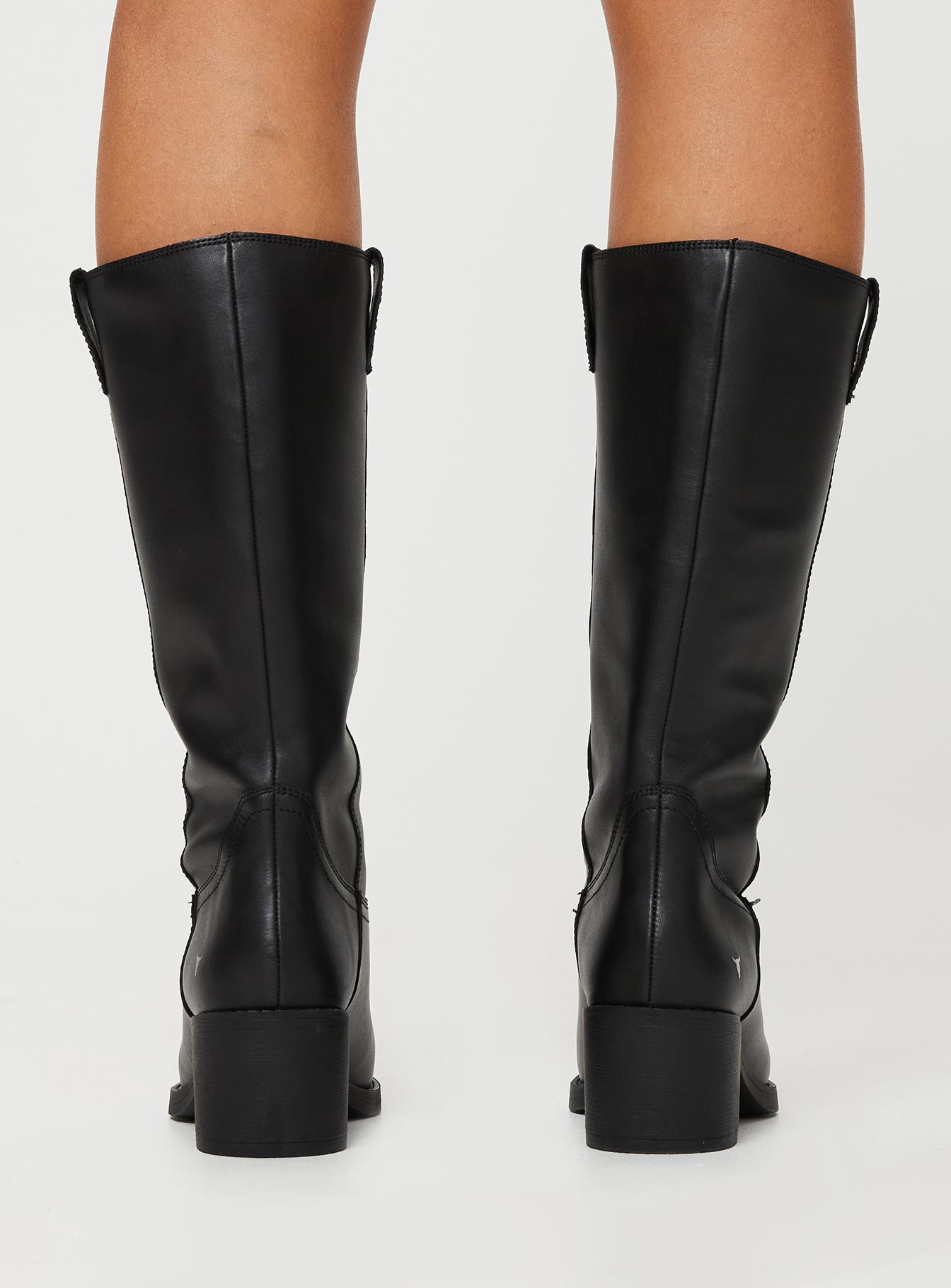 Windsor Smith Howler Knee High Boots Black