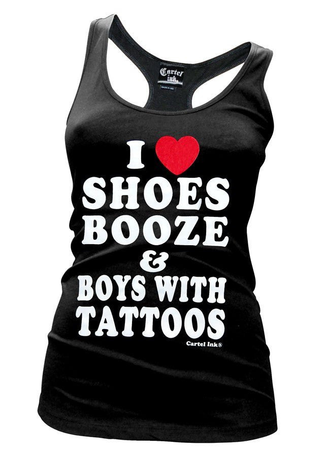 Women's I Love Shoes, Booze... Tank